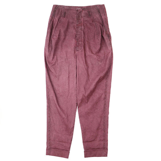 Vivienne Westwood Pants 65% linen, 34% cotton Rose mens 46 Used Authentic