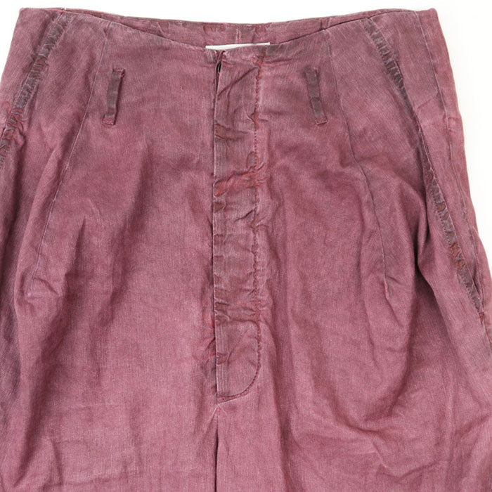 Vivienne Westwood Pants 65% linen, 34% cotton Rose mens 46 Used Authentic