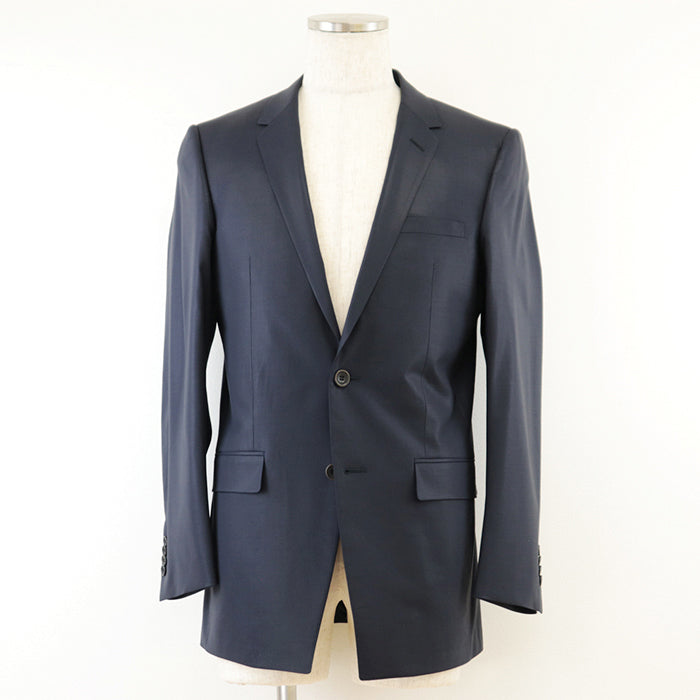 VERSACE suit [Outer material] 95% wool, 5% elastane [Lining] 100% rayon Navy mens 46R Used Authentic
