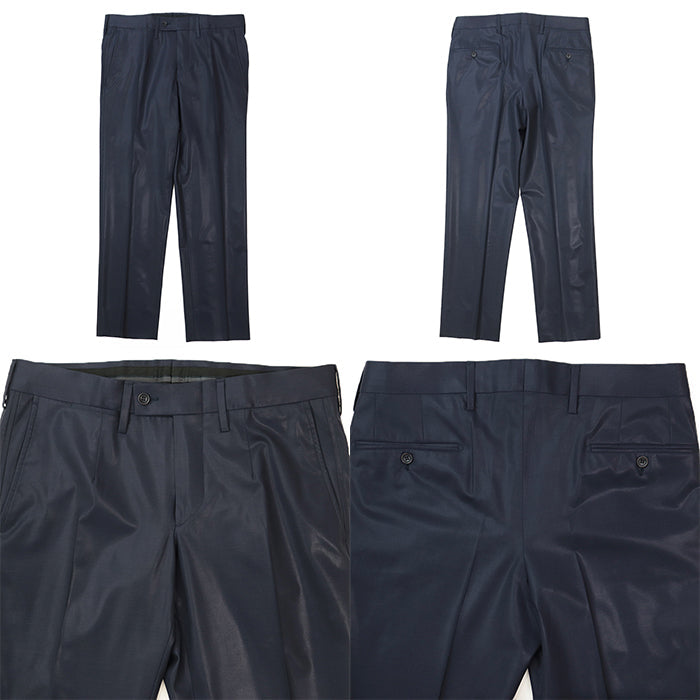 VERSACE suit [Outer material] 95% wool, 5% elastane [Lining] 100% rayon Navy mens 46R Used Authentic