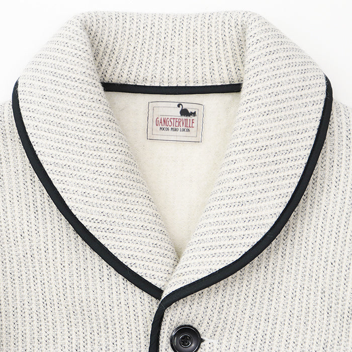 GANGSTERVILLE Other outerwear 90% wool, 10% cotton Ivory, Black GSV-17-AW-11 mens M Used Authentic