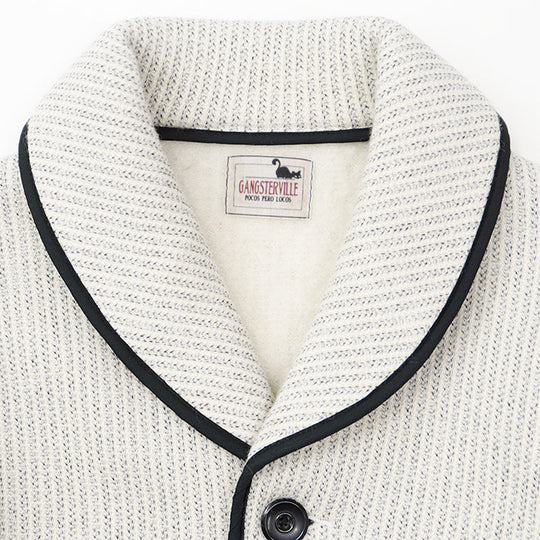GANGSTERVILLE Other outerwear 90% wool, 10% cotton Ivory, Black GSV-17-AW-11 mens M Used Authentic