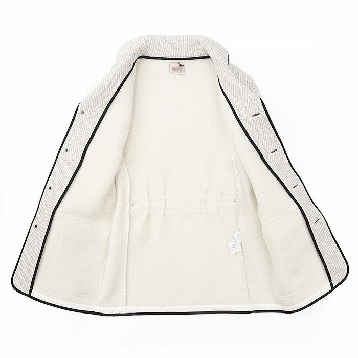 GANGSTERVILLE Other outerwear 90% wool, 10% cotton Ivory, Black GSV-17-AW-11 mens M Used Authentic