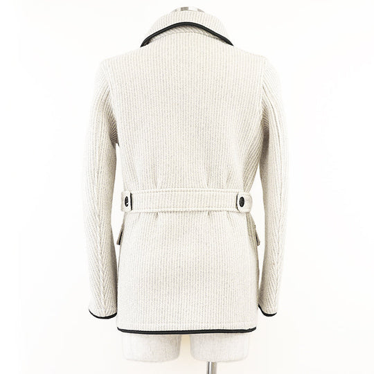 GANGSTERVILLE Other outerwear 90% wool, 10% cotton Ivory, Black GSV-17-AW-11 mens M Used Authentic