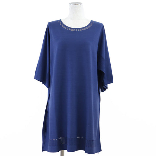 PLEATS PLEASE one piece [Outer material] 45% nylon, 45% polyester blue PP23LT792 Women Used Authentic