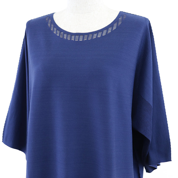 PLEATS PLEASE one piece [Outer material] 45% nylon, 45% polyester blue PP23LT792 Women Used Authentic