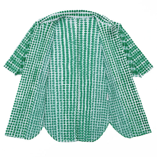 PLEATS PLEASE Short sleeve shirt polyester green PP12-JJ512 3