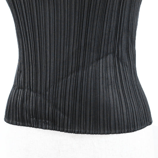 PLEATS PLEASE Cut polyester black PP05-JK006 3