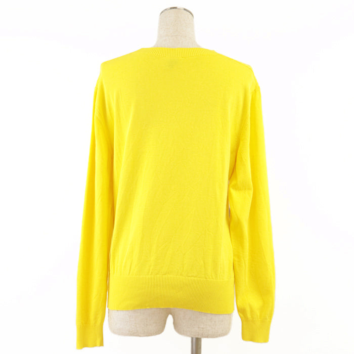 LOEWE knit [Outer material] 100% cotton yellow unisex(Unisex) M Used Authentic