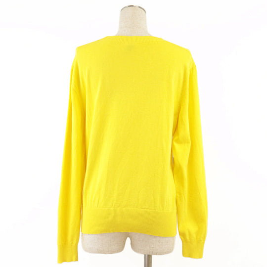 LOEWE knit [Outer material] 100% cotton yellow unisex(Unisex) M Used Authentic