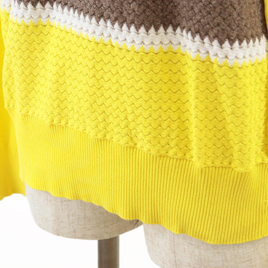 LOEWE knit [Outer material] 100% cotton yellow unisex(Unisex) M Used Authentic