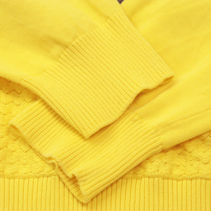 LOEWE knit [Outer material] 100% cotton yellow unisex(Unisex) M Used Authentic