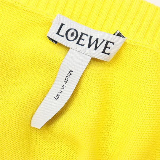 LOEWE knit [Outer material] 100% cotton yellow unisex(Unisex) M Used Authentic
