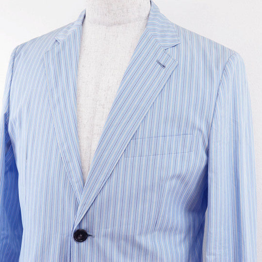 HERMES Other outerwear cotton 100% Sac blue G19701K mens 48 Used Authentic