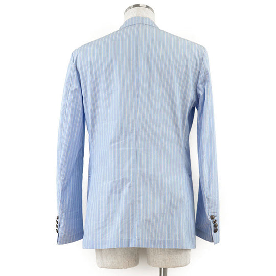 HERMES Other outerwear cotton 100% Sac blue G19701K mens 48 Used Authentic