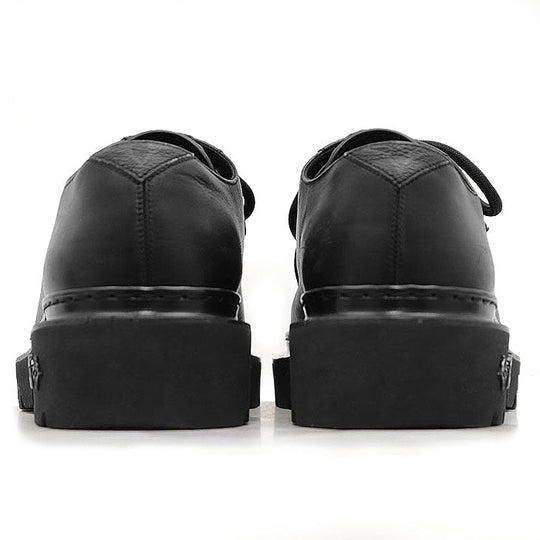 LOUIS VUITTON Dress shoes leather% black mens 40 Used Authentic