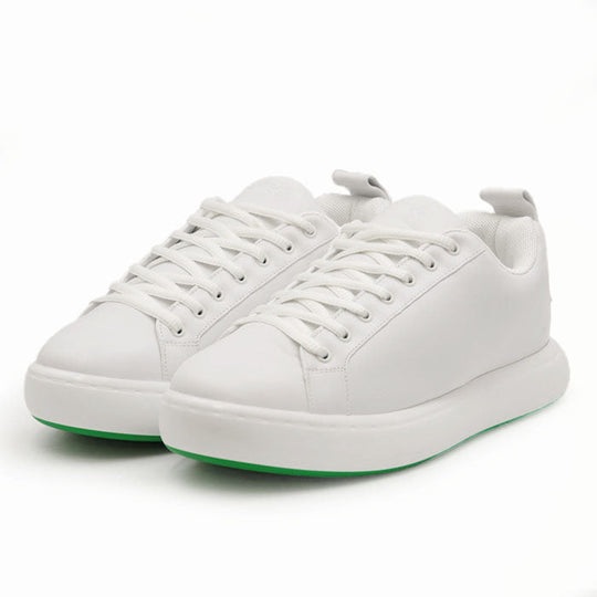 BOTTEGAVENETA sneakers leather% White, Green mens 44 Used Authentic