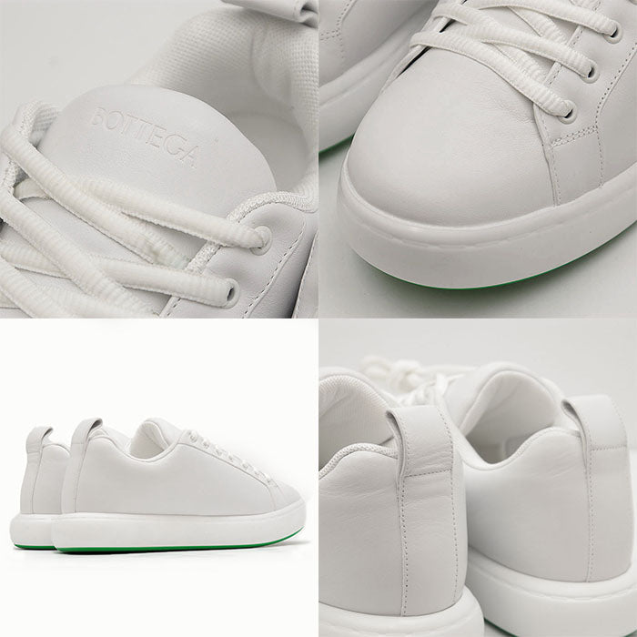 BOTTEGAVENETA sneakers leather% White, Green mens 44 Used Authentic