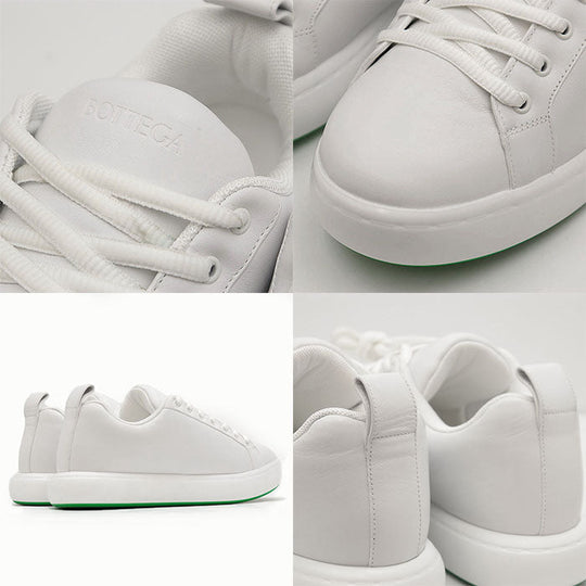 BOTTEGAVENETA sneakers leather% White, Green mens 44 Used Authentic