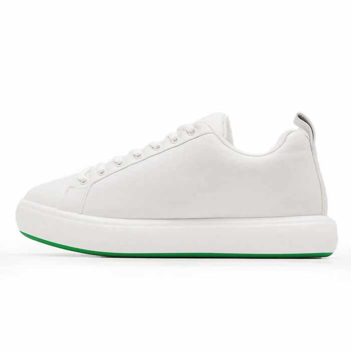 BOTTEGAVENETA sneakers leather% White, Green mens 44 Used Authentic