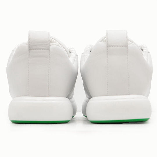 BOTTEGAVENETA sneakers leather% White, Green mens 44 Used Authentic