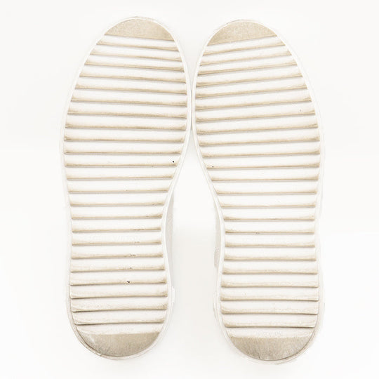 LOUIS VUITTON sneakers race% White, Silver Women 36 Used Authentic