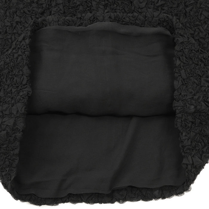 CHANEL skirt [Outer material] 56% nylon, 25% Lycra (spandex) [Lining] 100% silk black Women 38 Used Authentic