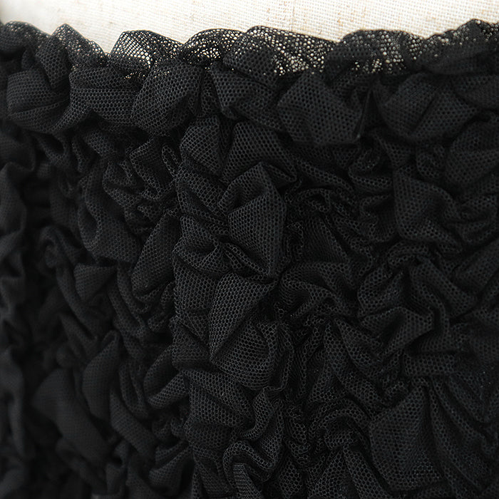 CHANEL skirt [Outer material] 56% nylon, 25% Lycra (spandex) [Lining] 100% silk black Women 38 Used Authentic