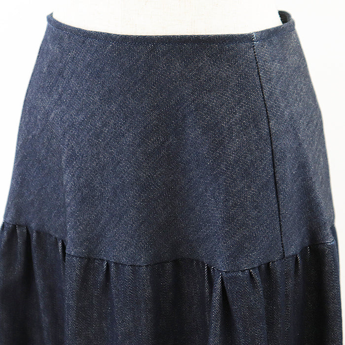 Chloe skirt [Outer material] 98% cotton, 2% elastane [Lining] 100% cotton Indigo Women 38 Used Authentic
