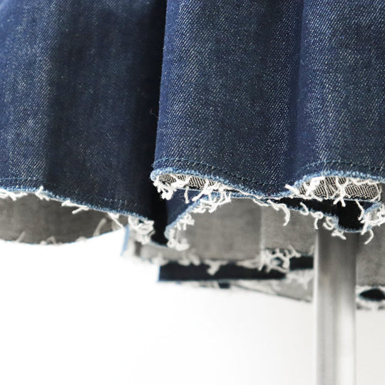 Chloe skirt [Outer material] 98% cotton, 2% elastane [Lining] 100% cotton Indigo Women 38 Used Authentic