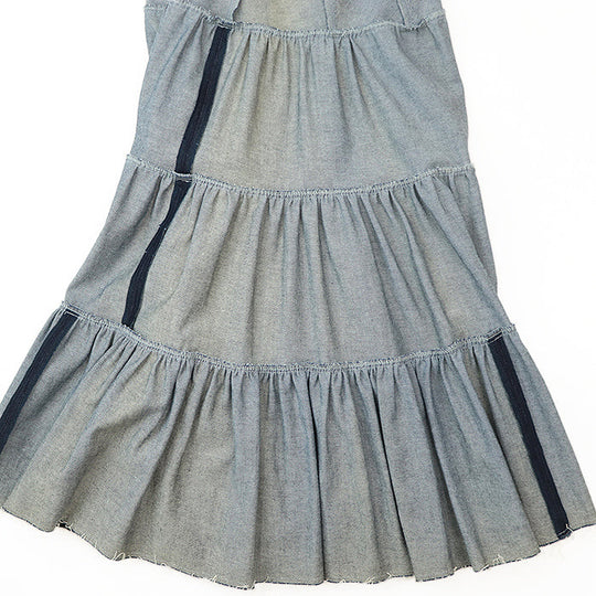 Chloe skirt [Outer material] 98% cotton, 2% elastane [Lining] 100% cotton Indigo Women 38 Used Authentic