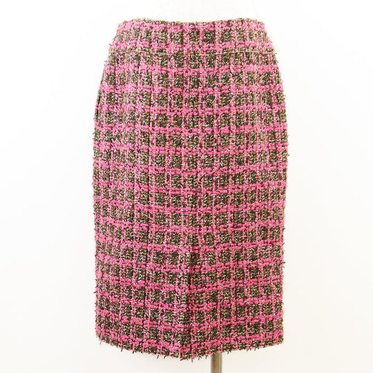 CHANEL skirt wool Pink, Olive P73672 42