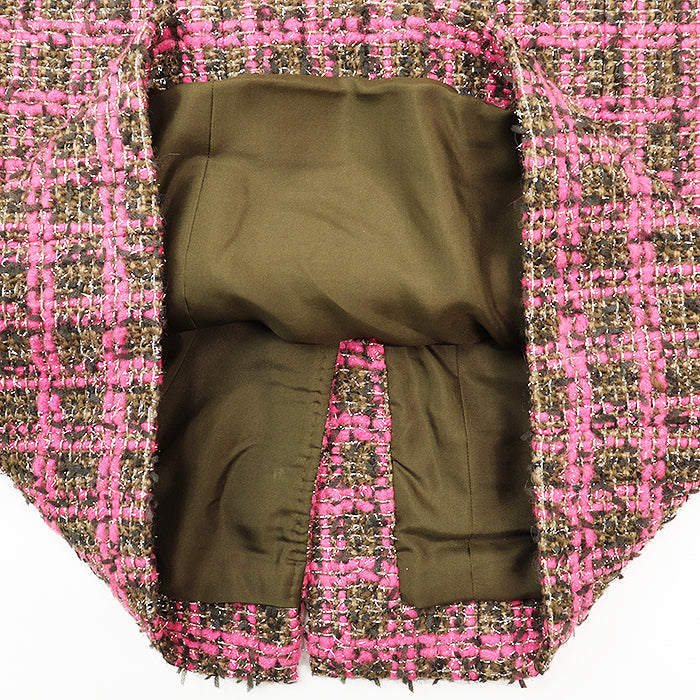 CHANEL skirt wool Pink, Olive P73672 42