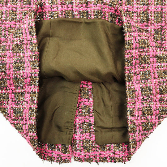 CHANEL skirt wool Pink, Olive P73672 42