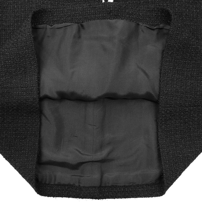 CHANEL skirt wool Black, White P64628 42