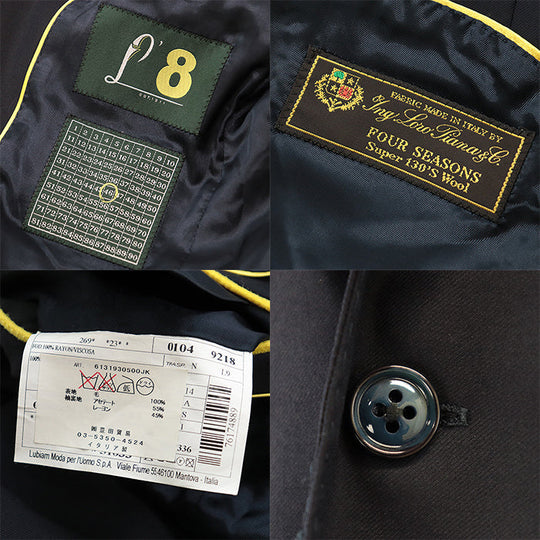 L.B.M1911 setup [Outer fabric] 100% wool [Other fabric] 55% acetate, 45% rayon Navy mens 46 Used Authentic