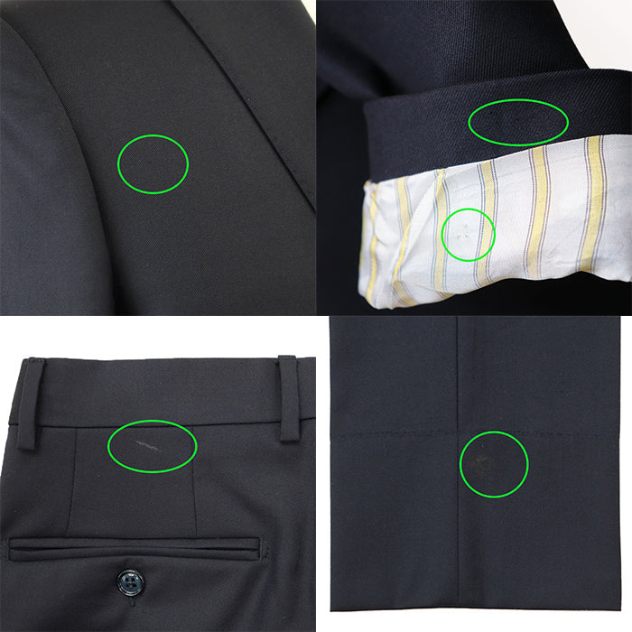 L.B.M1911 setup [Outer fabric] 100% wool [Other fabric] 55% acetate, 45% rayon Navy mens 46 Used Authentic