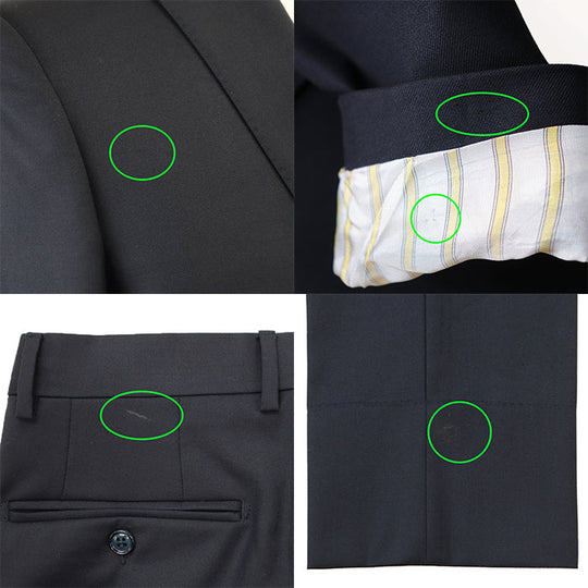 L.B.M1911 setup [Outer fabric] 100% wool [Other fabric] 55% acetate, 45% rayon Navy mens 46 Used Authentic