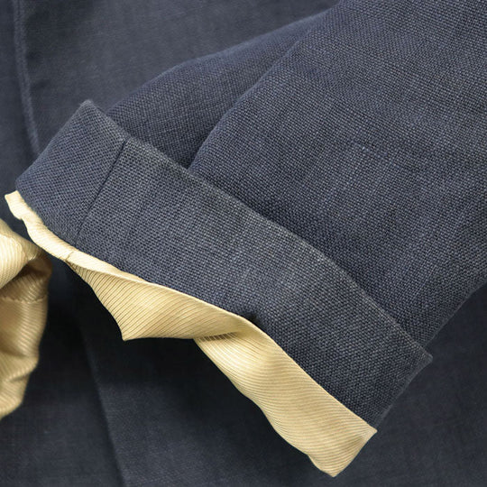 GUCCI Other outerwear [Outer material] 100% linen [Lining] 100% silk [Sleeve lining] 100% rayon Navy Women 36 Used Authentic