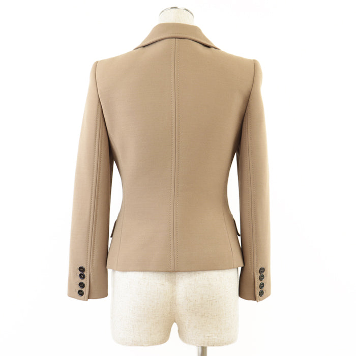 DOLCE&GABBANA tailored jacket [Outer material] 100% wool [Lining] 84% cupra, 16% elastane beige 38