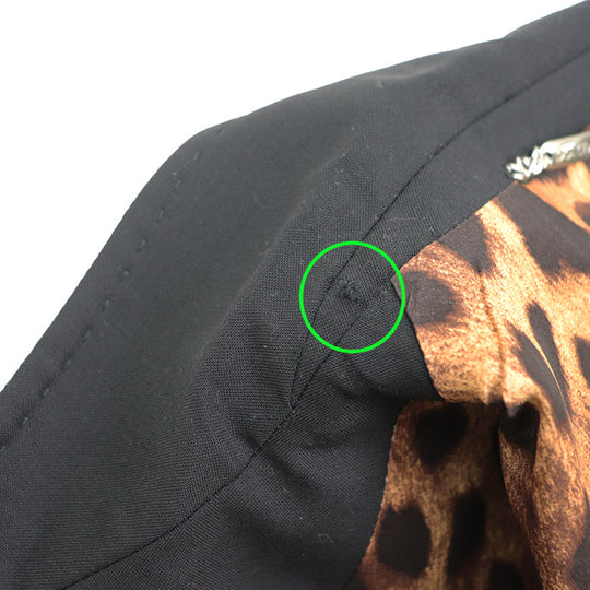 DOLCE&GABBANA tailored jacket [Outer material] Wool 98%, Spandex 2% [Lining] Cupra 84%, Spandex 16% black 46