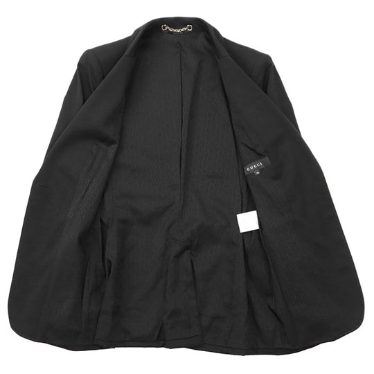 GUCCI tailored jacket [Outer material] 97% wool, 3% elastane [Lining] 100% viscose black 40