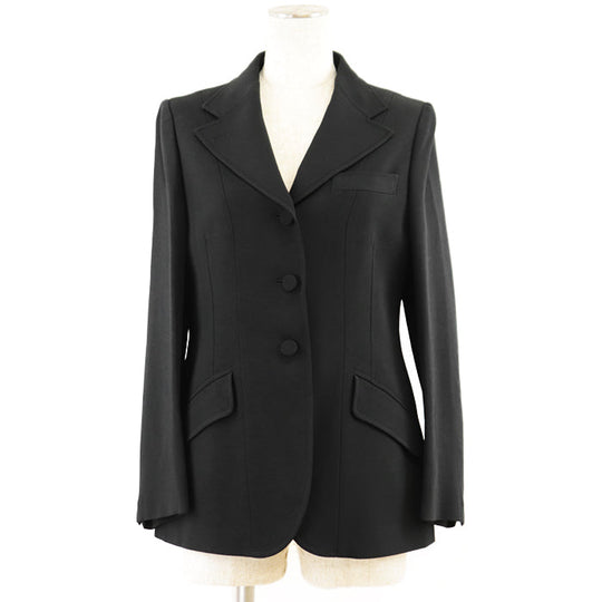 GUCCI Other outerwear [Outer material] 97% viscose, 3% elastane [Lining] 100% viscose black 619262 ZKR01 Women 42 Used Authentic