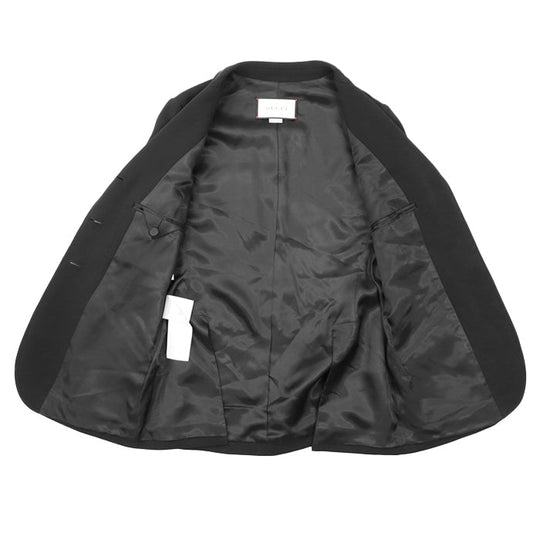 GUCCI Other outerwear [Outer material] 97% viscose, 3% elastane [Lining] 100% viscose black 619262 ZKR01 Women 42 Used Authentic