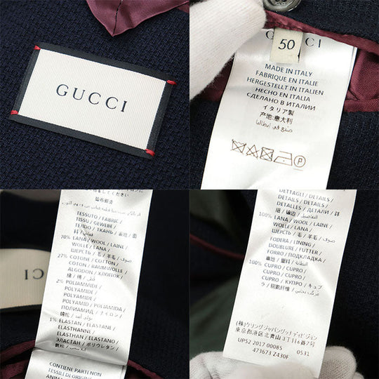 GUCCI Other outerwear [Outer material] 70% wool, 27% cotton [Lining] 100% cupra Navy, Green 50