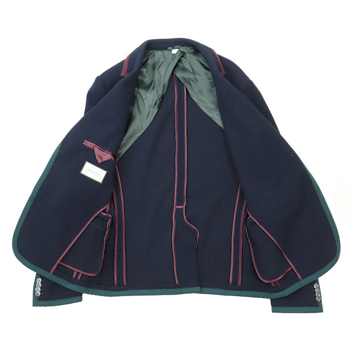 GUCCI Other outerwear [Outer material] 70% wool, 27% cotton [Lining] 100% cupra Navy, Green 50
