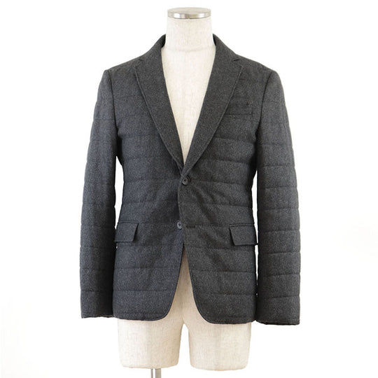 HUGO BOSS Other outerwear [Outer material] 53% wool, 14% nylon [Lining] 100% nylon [Sleeve lining] 100% rayon gray mens 46 Used Authentic