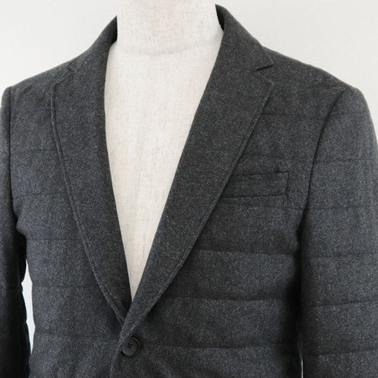 HUGO BOSS Other outerwear [Outer material] 53% wool, 14% nylon [Lining] 100% nylon [Sleeve lining] 100% rayon gray mens 46 Used Authentic