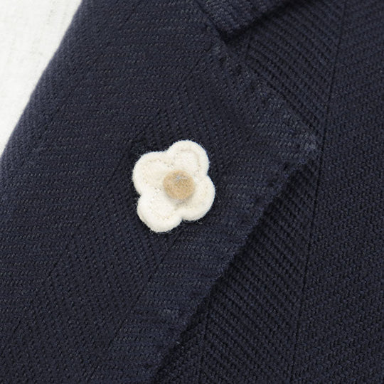 LARDINI coat [Outer fabric] 56% wool, 44% cotton [Sleeve lining] 100% polyester Navy mens 54 Used Authentic