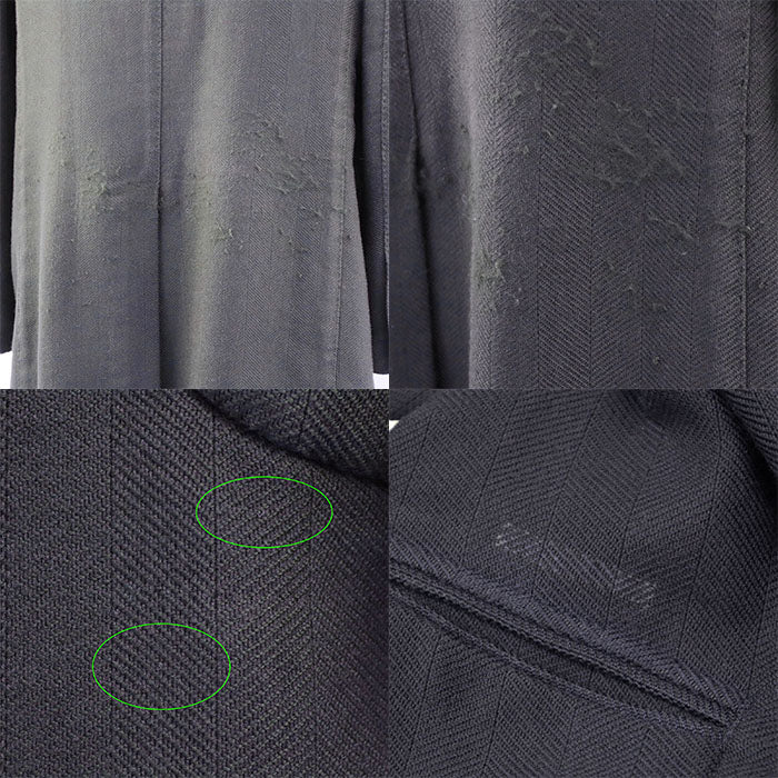 LARDINI coat [Outer fabric] 56% wool, 44% cotton [Sleeve lining] 100% polyester Navy mens 54 Used Authentic